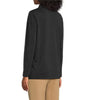 Multiples Knit Mock Neck Long Sleeve Popover Top | Black