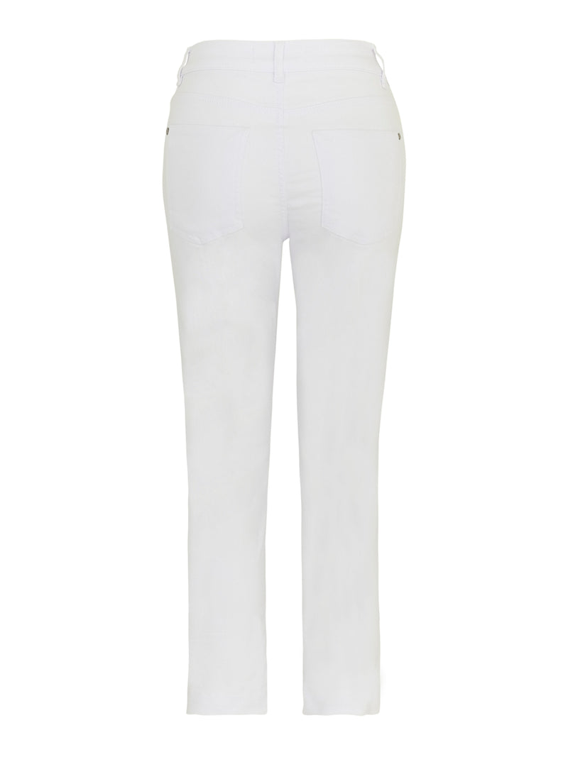 Dolcezza Happy with Spring White Crop Jean