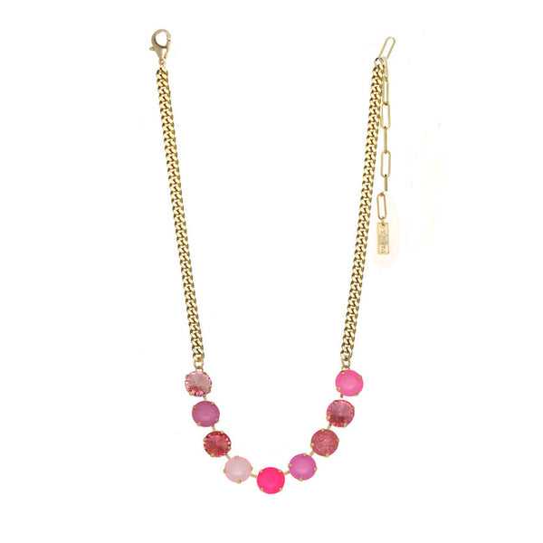 TOVA Mini Sofia Necklace in Pink Mix