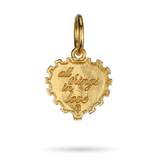 Waxing Poetic All Things in Love Charm - 14K Gold Plate
