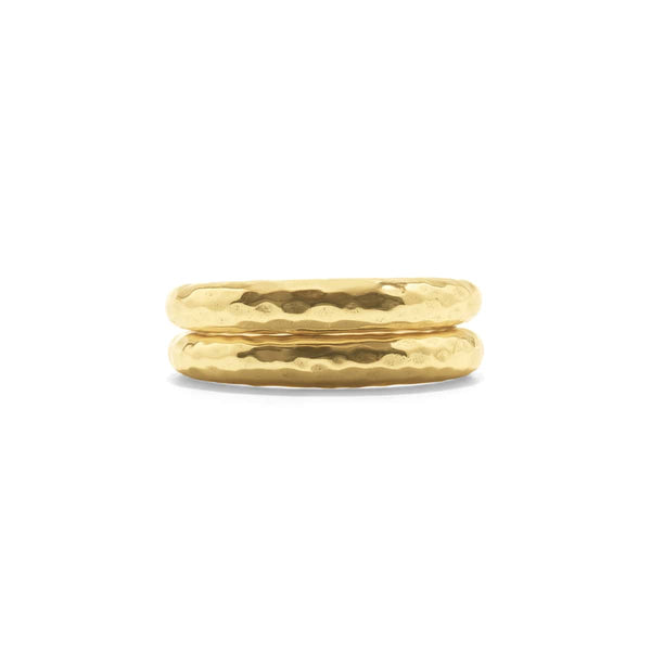 Capucine De Wulf Cleopatra Slice Stacking Ring Set - Gold