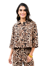 Ivy Jane Leopard Swing Jacket