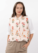 Ivy Jane Quilted Scallop Vest