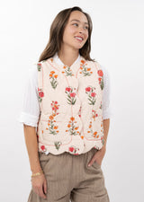 Ivy Jane Quilted Scallop Vest