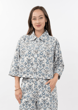 Ivy Jane Toile Swing Jacket | Blue