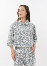 Ivy Jane Toile Swing Jacket | Blue