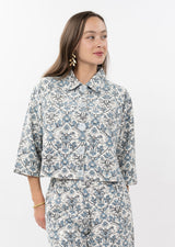 Ivy Jane Toile Swing Jacket | Blue