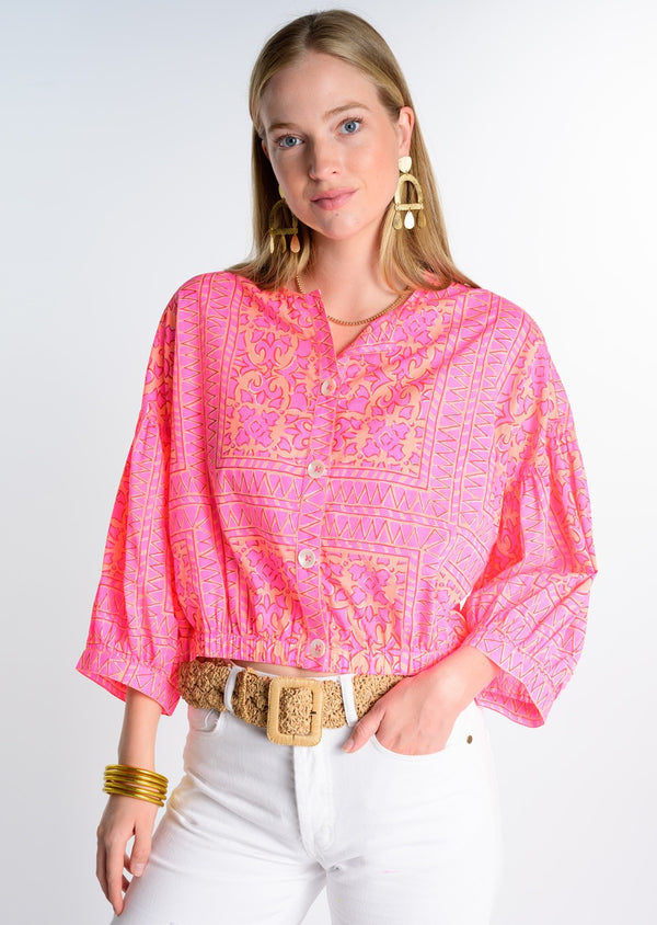 Ivy Jane Neon Block Jacket | Pink
