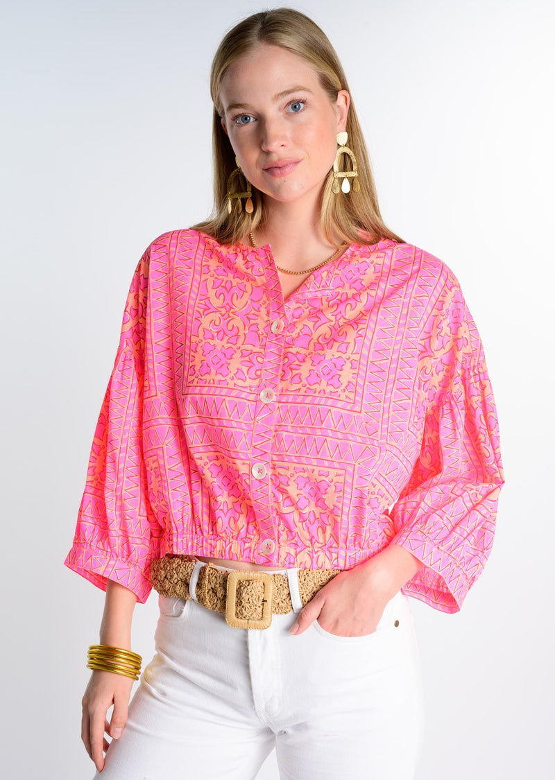 Ivy Jane Neon Block Jacket | Pink