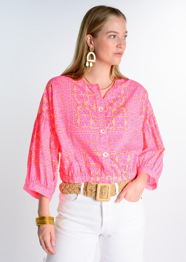 Ivy Jane Neon Block Jacket | Pink