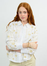 Ivy Jane Flock of Birds Shacket | White