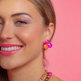 TOVA Reya Earrings in Neons