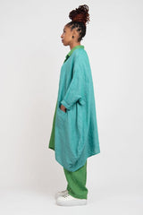 Alembika Tropical Oversized Shirt-Dress