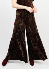 Ivy Jane Paisley Velvet Pant