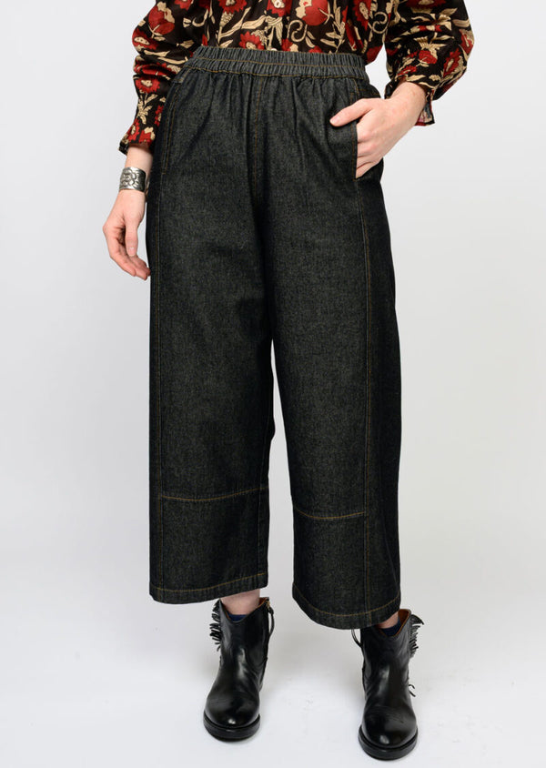 Ivy Jane Pull on Barrel Pant | Black