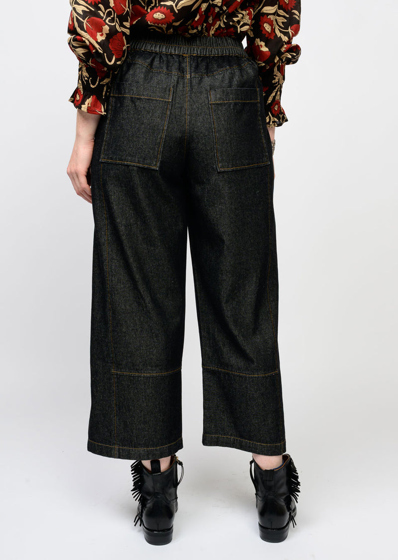Ivy Jane Pull on Barrel Pant | Black