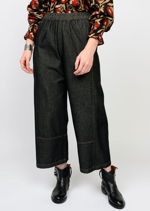 Ivy Jane Pull on Barrel Pant | Black