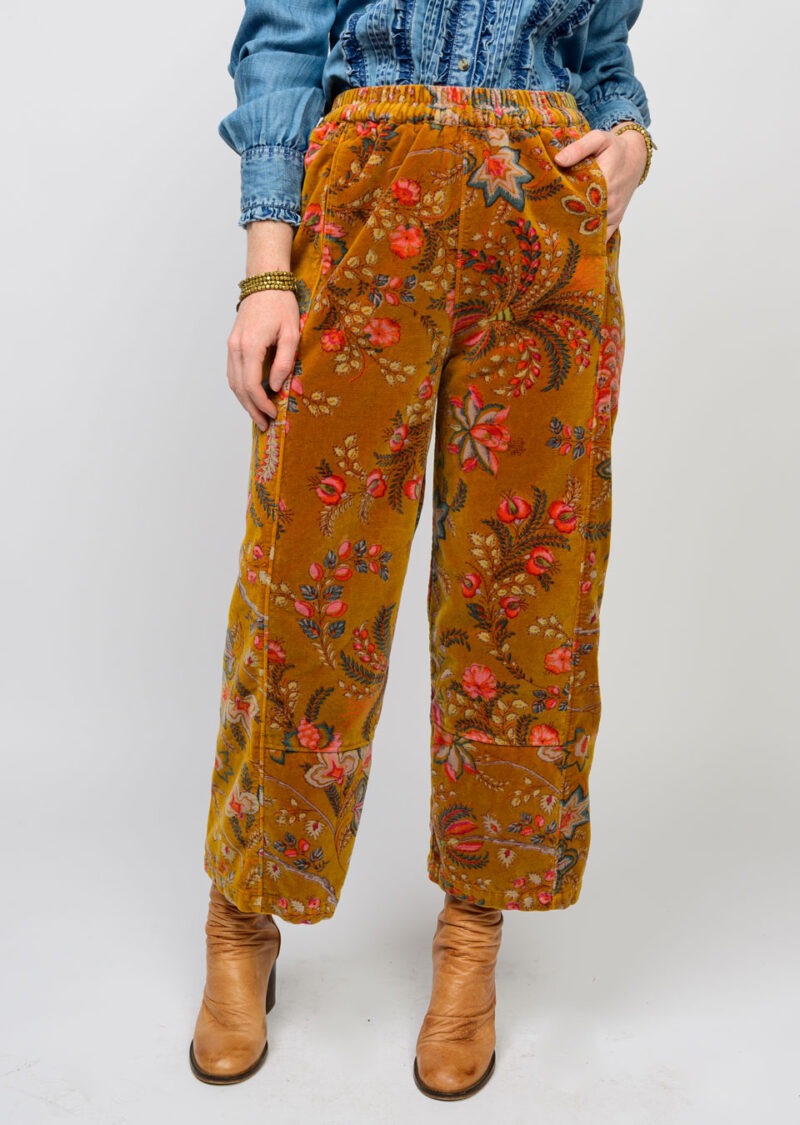Ivy Jane Pull on Barrel Pants | Gold