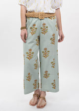 Ivy Jane Print Barrel Pant | Aqua