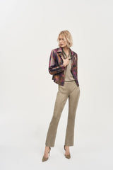 Joseph Ribkoff Scuba Crepe Flared Pants 243178 Java