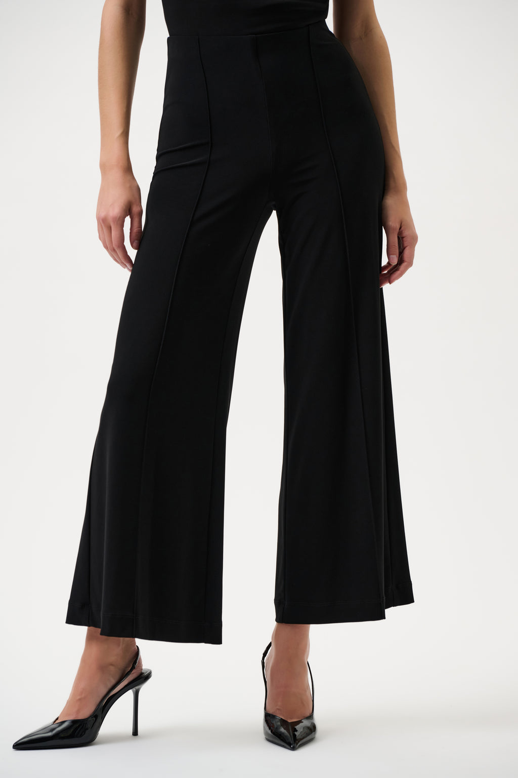 Joseph Ribkoff Classic Pull-On Wide Leg Pants 251017CO Black