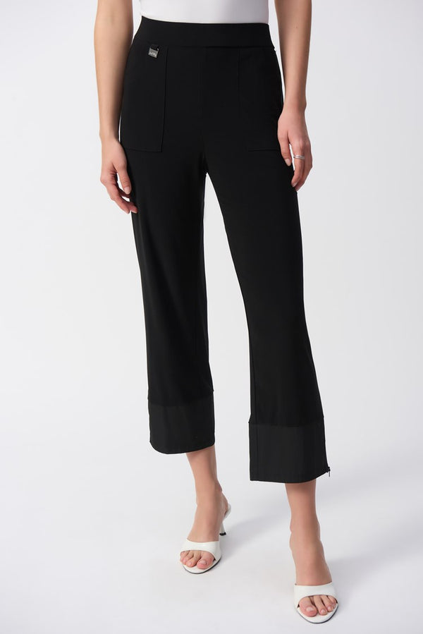 Joseph Ribkoff Silky Knit and Memory Straight Pants 251035 Black