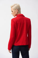Joseph Ribkoff Bouclé Fitted Blazer 251239 Radiant Red