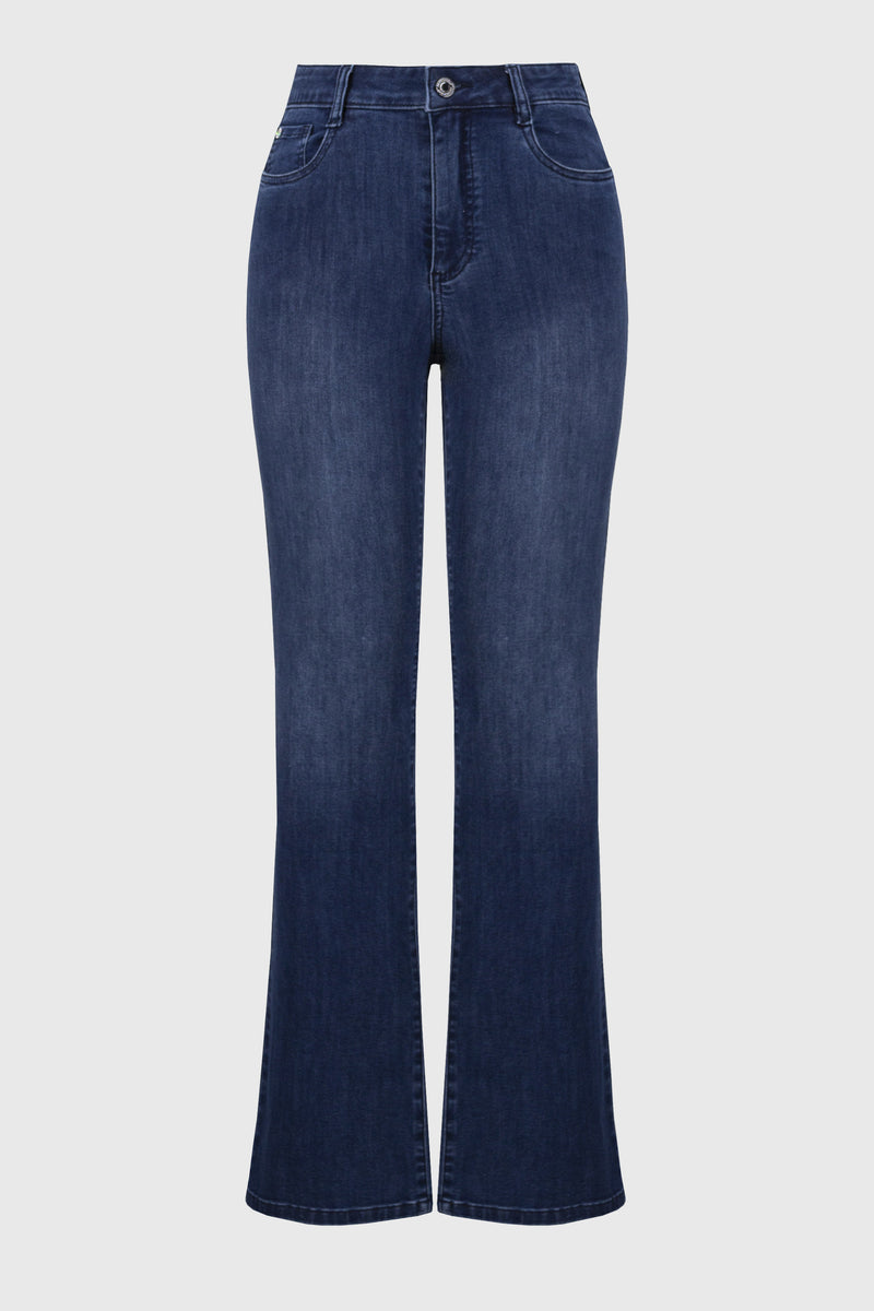 Joseph Ribkoff Brooke | Classic Bootcut Stretch Jeans 251967   Denim Medium Blue