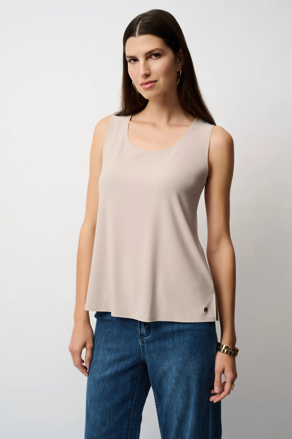 Joseph Ribkoff Silky Knit Scoop Neck Camisole 251970F25 Java