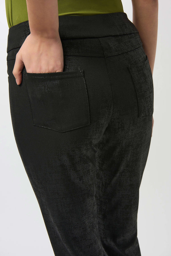 Joseph Ribkoff Silky Knit Straight Pull-On Pants 253000 Black