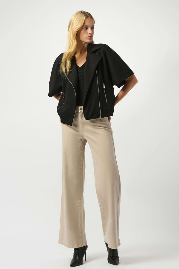 Joseph Ribkoff Scuba Jersey Boxy Jacket 253241 Black