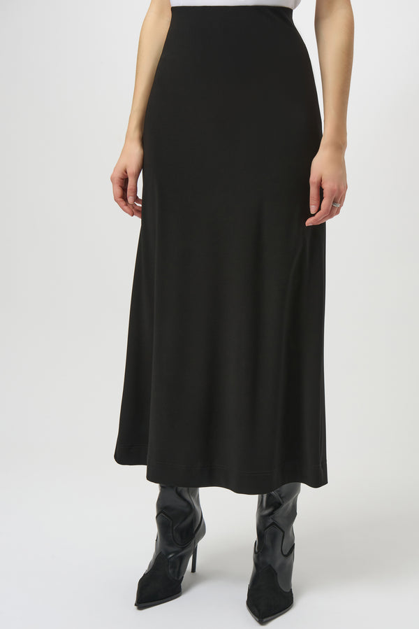 Joseph Ribkoff Silky Knit Pull-On Maxi Skirt 254018 Black