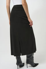 Joseph Ribkoff Silky Knit Pull-On Maxi Skirt 254018 Black