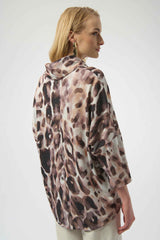 Joseph Ribkoff Sweater Knit Animal Print Tunic 254033