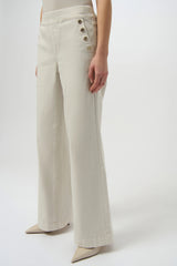 Joseph Ribkoff Classic Wide Leg Pull-On Jeans 254919 Birch