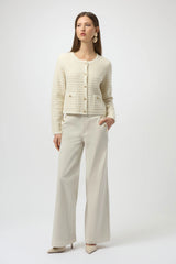 Joseph Ribkoff Classic Wide Leg Pull-On Jeans 254919 Birch