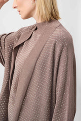 Joseph Ribkoff Sweater Knit Cover-Up with Iron-On Detail