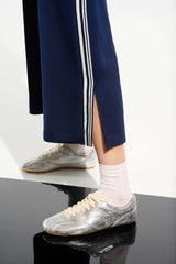 Joseph Ribkoff Scuba Jersey Pull-On Culotte Pants 261618 Indigo/Vanilla