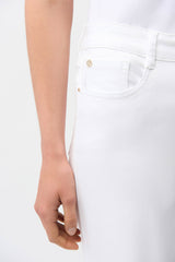 Joseph Ribkoff Goldie | Classic Wide-Leg Stretch Jeans 261989 White