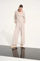 Joseph Ribkoff Stretch Woven Pull-On Wide Leg Pants 262622