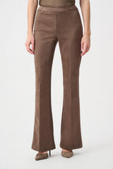 Joseph Ribkoff Scuba Suede Flared Pull-On Pants