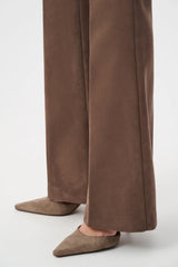 Joseph Ribkoff Scuba Suede Flared Pull-On Pants