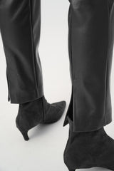 Joseph Ribkoff Bonded Leatherette Straight Pull-On Pants
