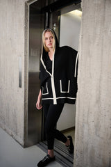 Joseph Ribkoff Dry Viscose Hooded Boxy Jacket