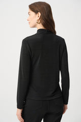 Joseph Ribkoff Twisted Mock Neck Top