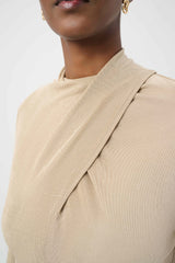 Joseph Ribkoff Twisted Mock Neck Top