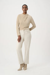 Joseph Ribkoff Twisted Mock Neck Top