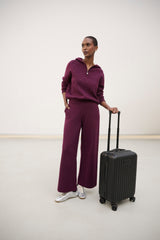 Joseph Ribkoff Drawstring Sweater Pants | Elderberry