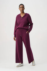 Joseph Ribkoff Embellished Hooded Pullover Sweater | Elderberry