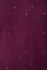 Joseph Ribkoff Embellished Hooded Pullover Sweater | Elderberry